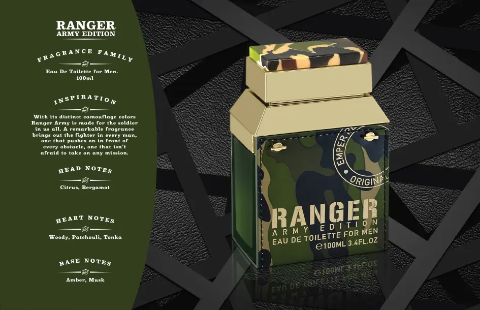 Emper Ranger Army Edition Perfume 100ml - Image 3